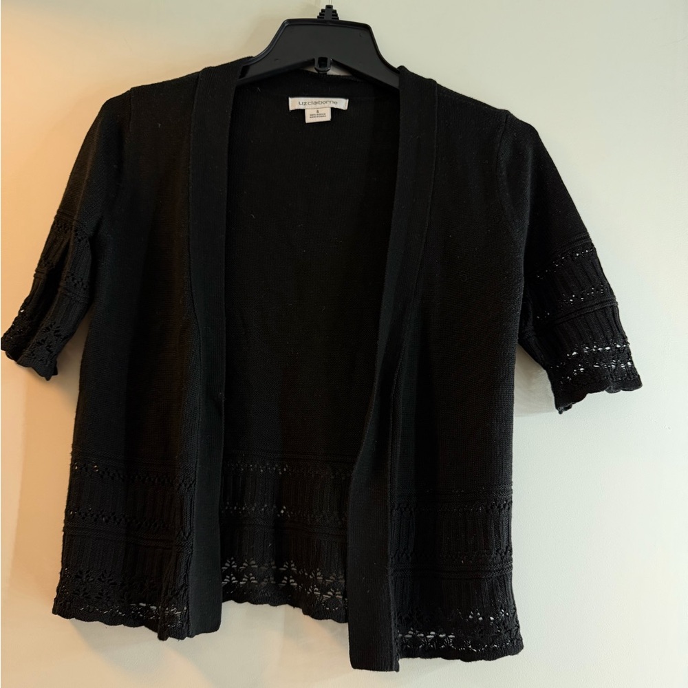 Liz Claiborne Black Women's Cardigan